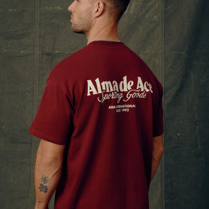 Alma De Ace Sporting Goods Burgundy T-Shirt