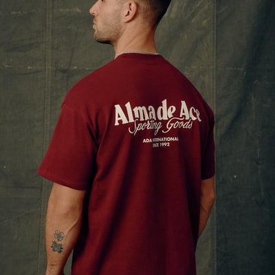 Alma De Ace Sporting Goods Burgundy T-Shirt