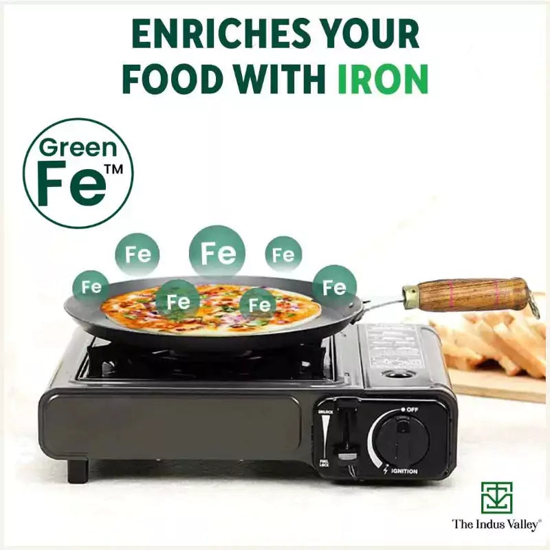 100% Pure Iron Cookware Set: Free ₹799 Kadai+ Tawa+ Fry Pan+ Wok, Toxin-free Sheet Iron, Pre-seasoned, Induction & Gas, Kitchen Set for Home