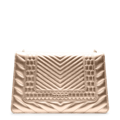 Bvlgari Serpenti Nappa Leather Bag Gold