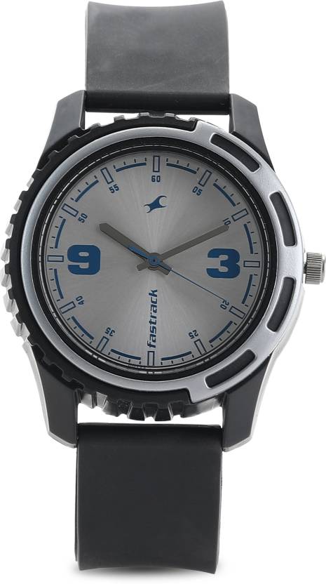 Fastrack Silver & Black