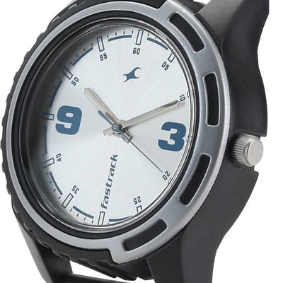 Fastrack Silver & Black
