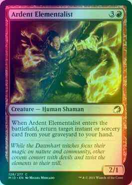 Ardent Elementalist [128] [Innistrad: Midnight Hunt] [Foil]
