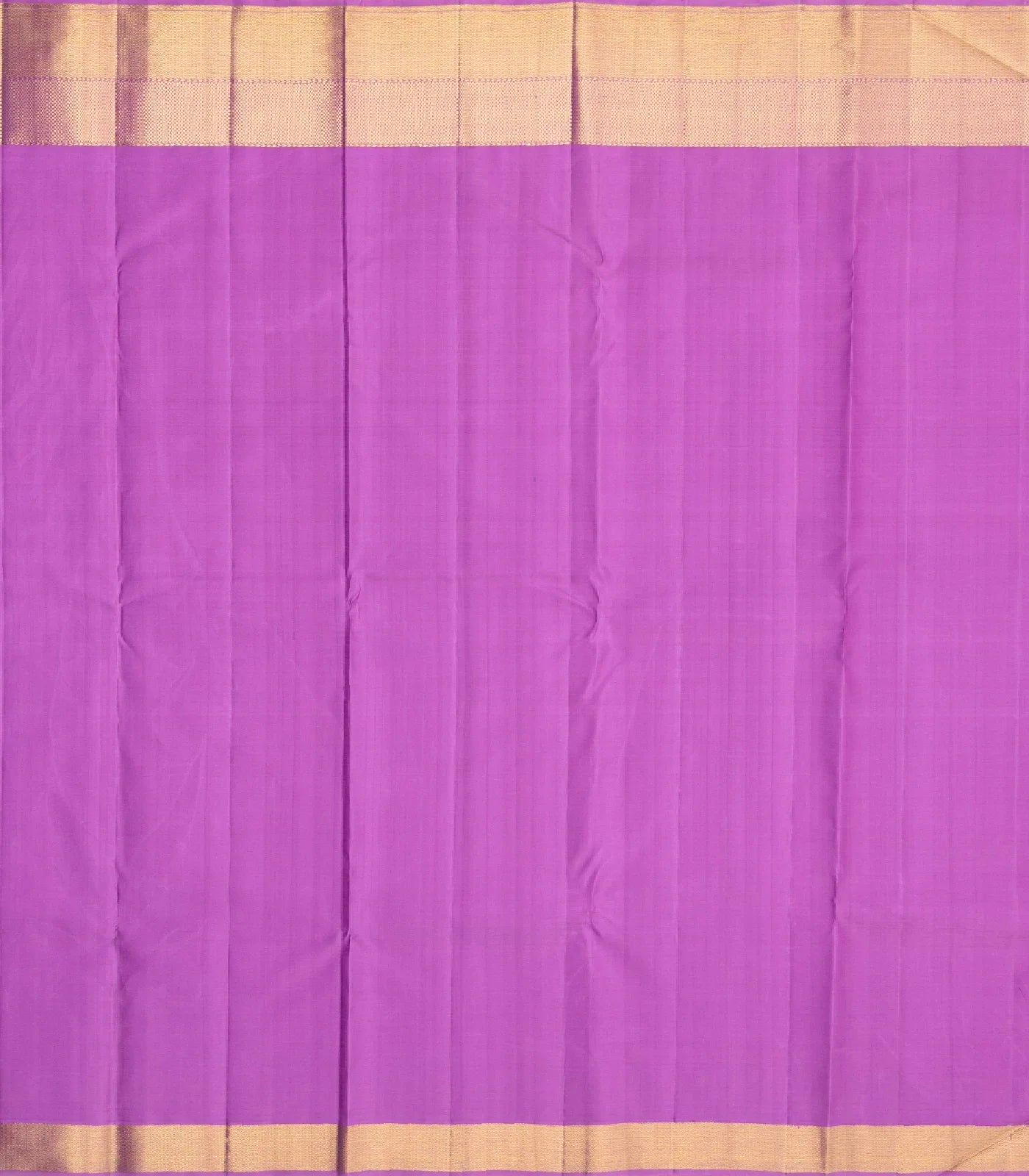 Peach Handloom Kanchipuram Silk Saree With Meena Floral Motifs