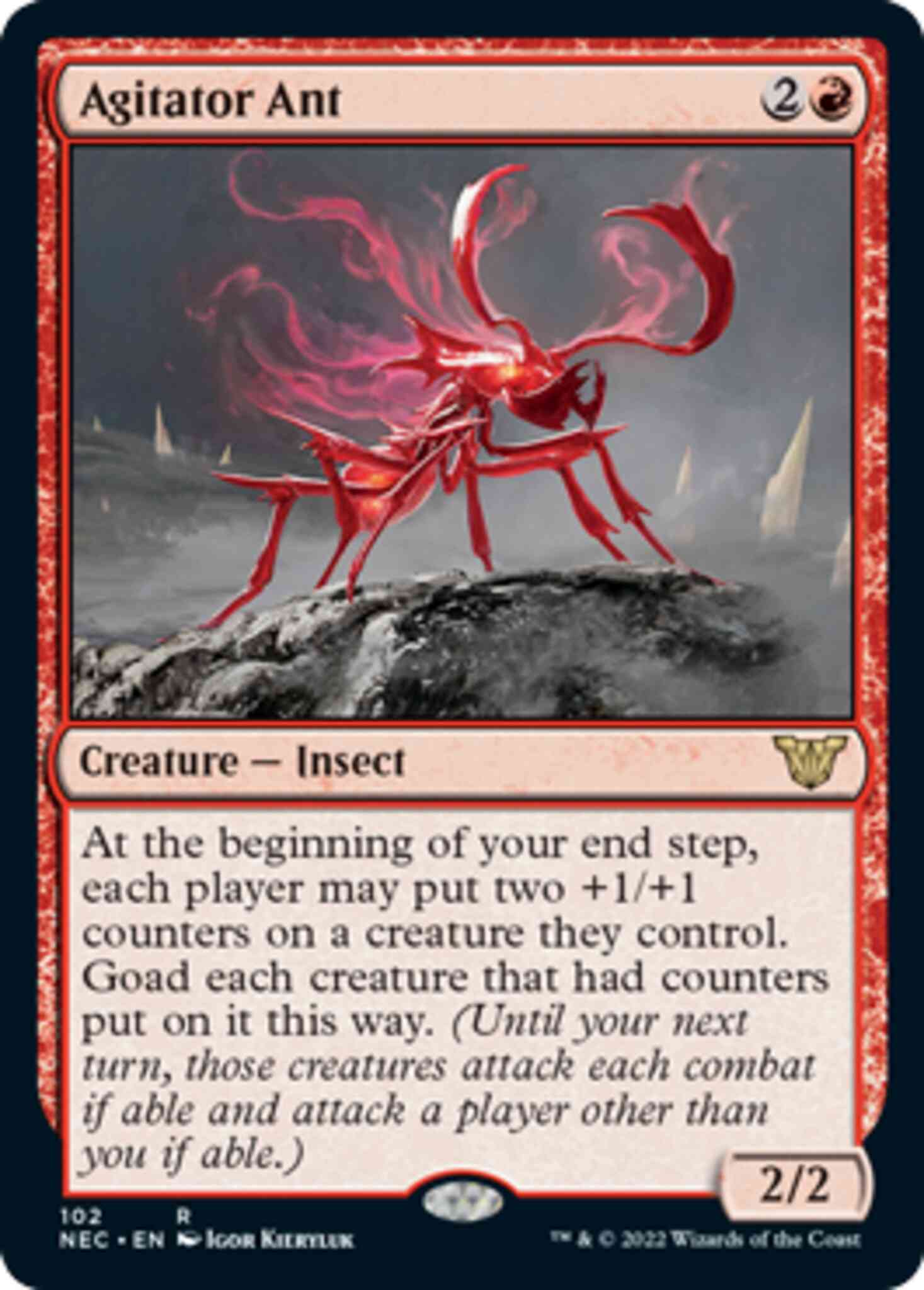 Agitator Ant [102] [Kamigawa: Neon Dynasty: Commander] [Non-Foil]