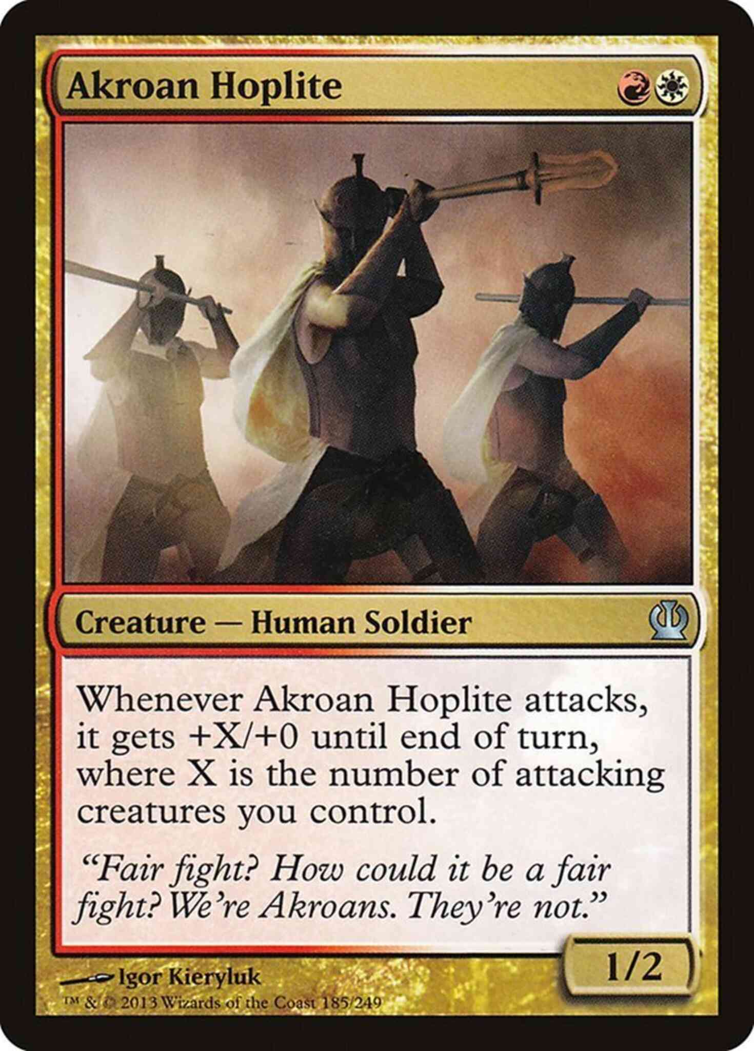 Akroan Hoplite [185] [Theros] [Non-Foil]
