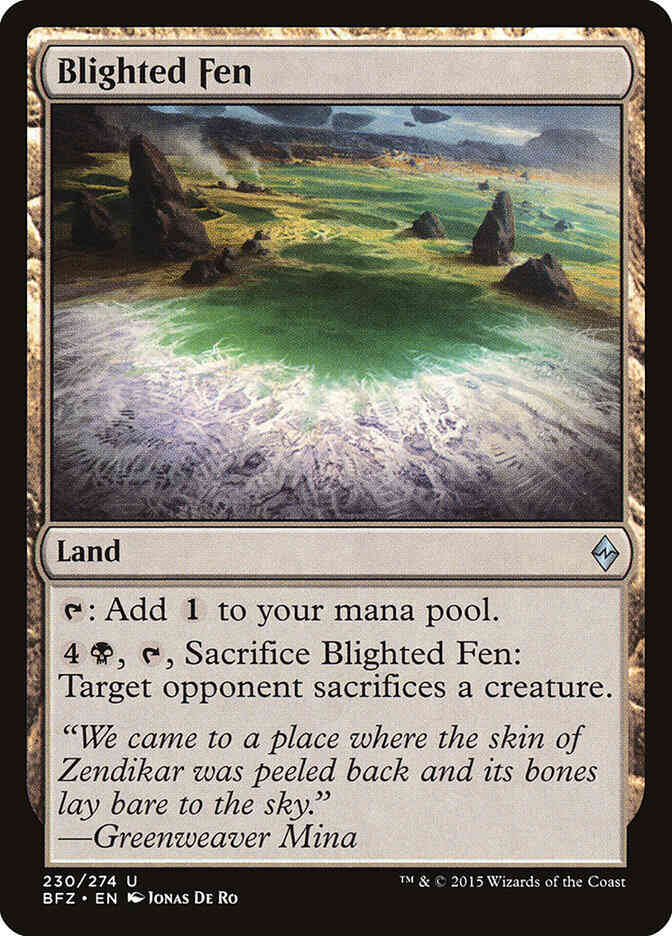 Blighted Fen [230] [Battle for Zendikar] [Non-Foil]
