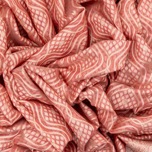 Dusty Pink Handwoven Banarasi Silk Cotton Saree With Floral Motifs