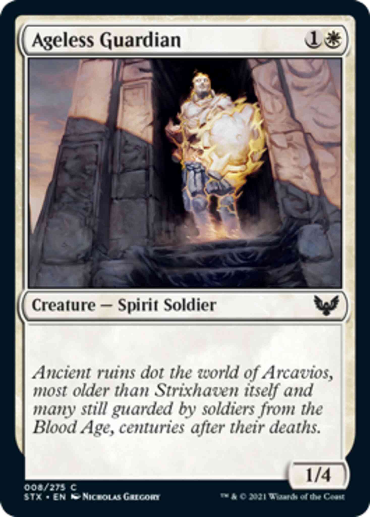Ageless Guardian [8] [Strixhaven: School of Mages] [Non-Foil]