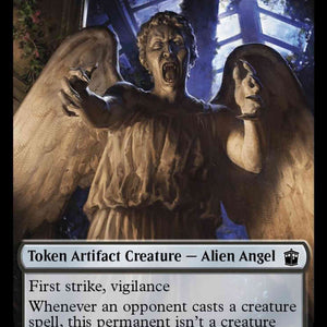 Alien Angel Token (11) // Dalek Token (12) [Universes Beyond: Doctor Who: Tokens] [Non-Foil]