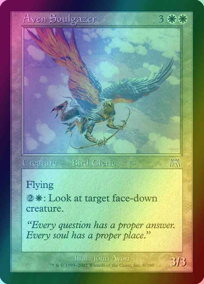 Aven Soulgazer [8] [Onslaught] [Foil]