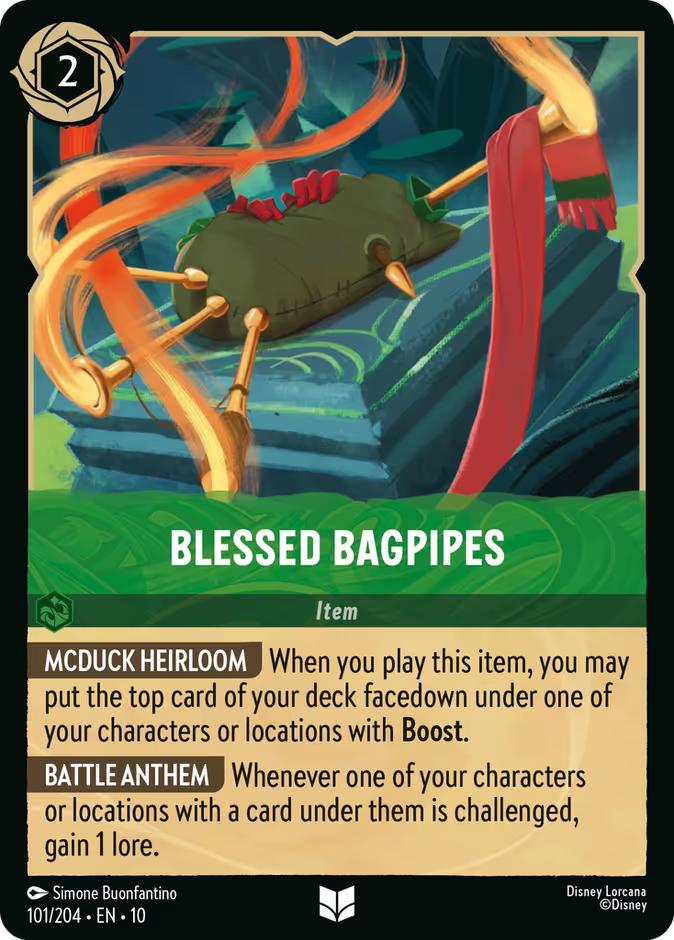 Blessed Bagpipes - 101/204 [Whispers in the Well] [Non-Foil]