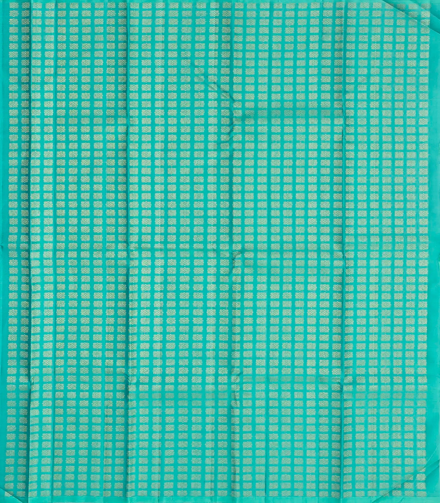 Light Peach Handloom Kanchipuram Silk Saree With Ikat Floral Buttas