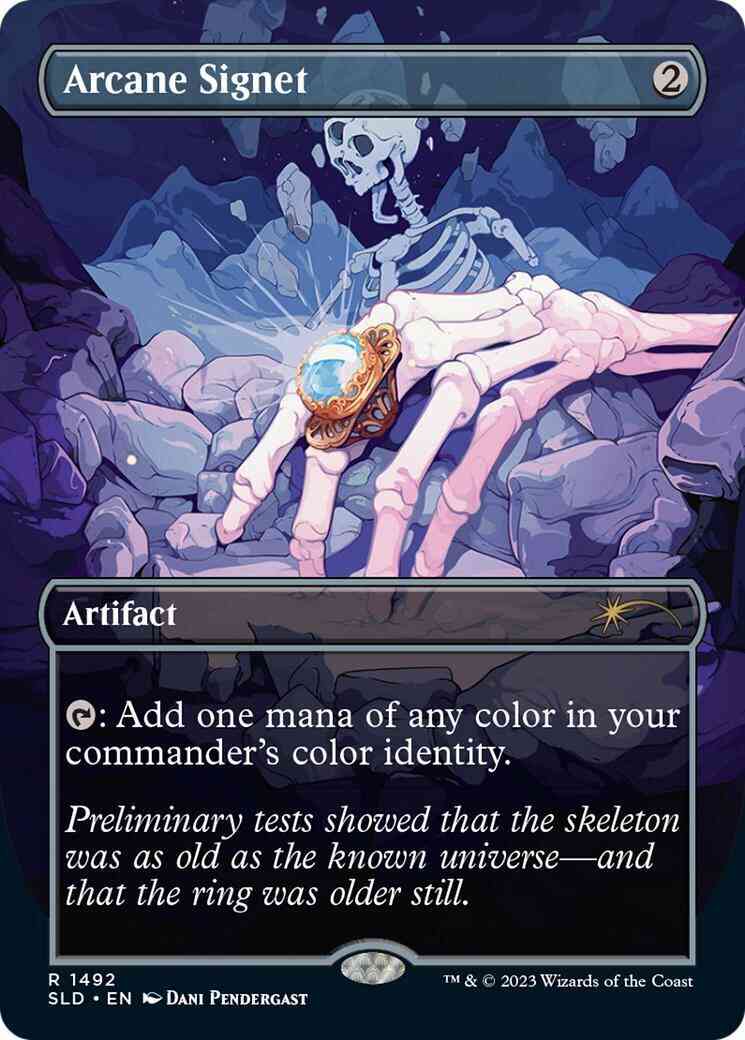 Arcane Signet [1492] [Borderless] [Wormhole] [Secret Lair Drop] [Non-Foil]