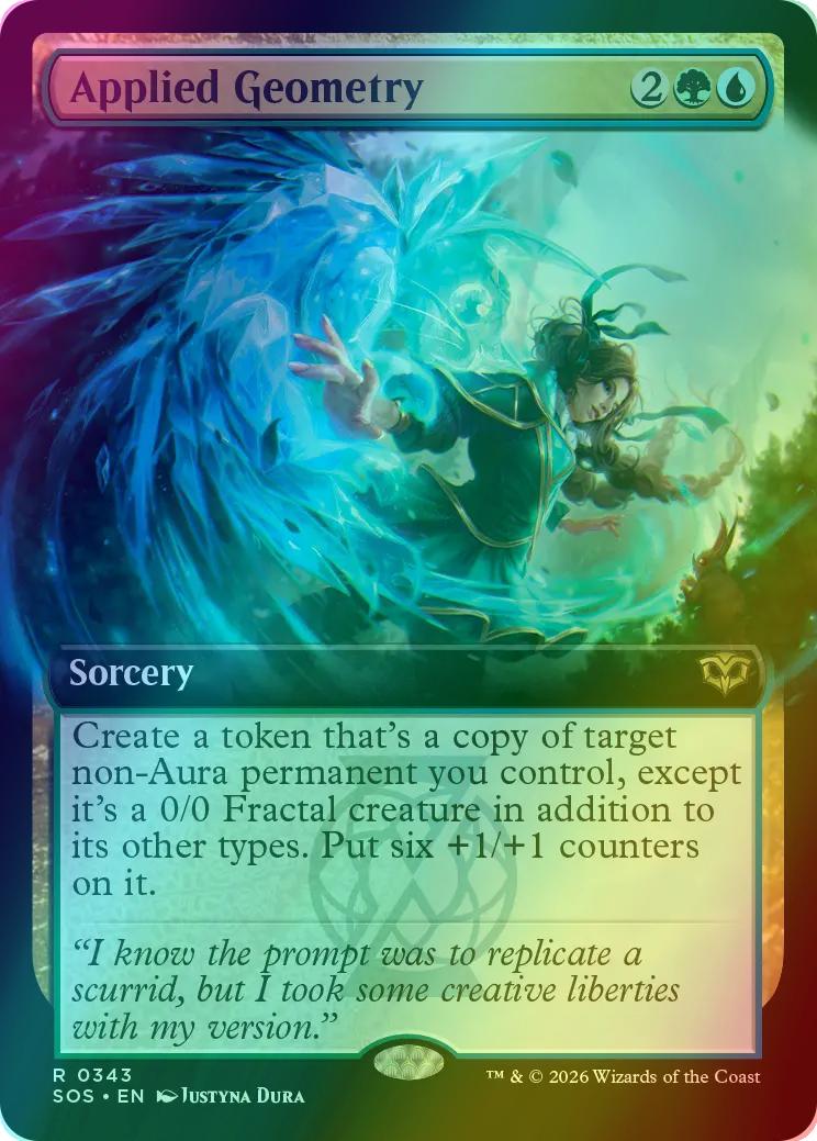 Applied Geometry [343] [Extended Art] [Secrets of Strixhaven] [Foil]