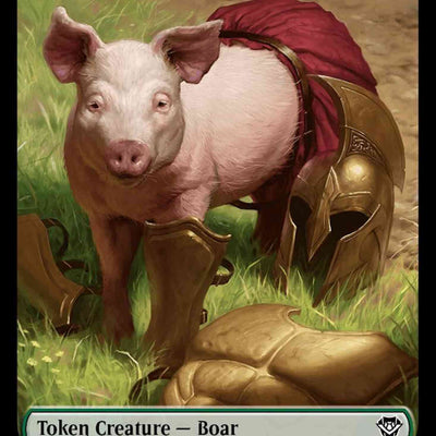 Boar Token (16) // Treasure Token (18) [Outlaws of Thunder Junction: Commander: Tokens] [Non-Foil]