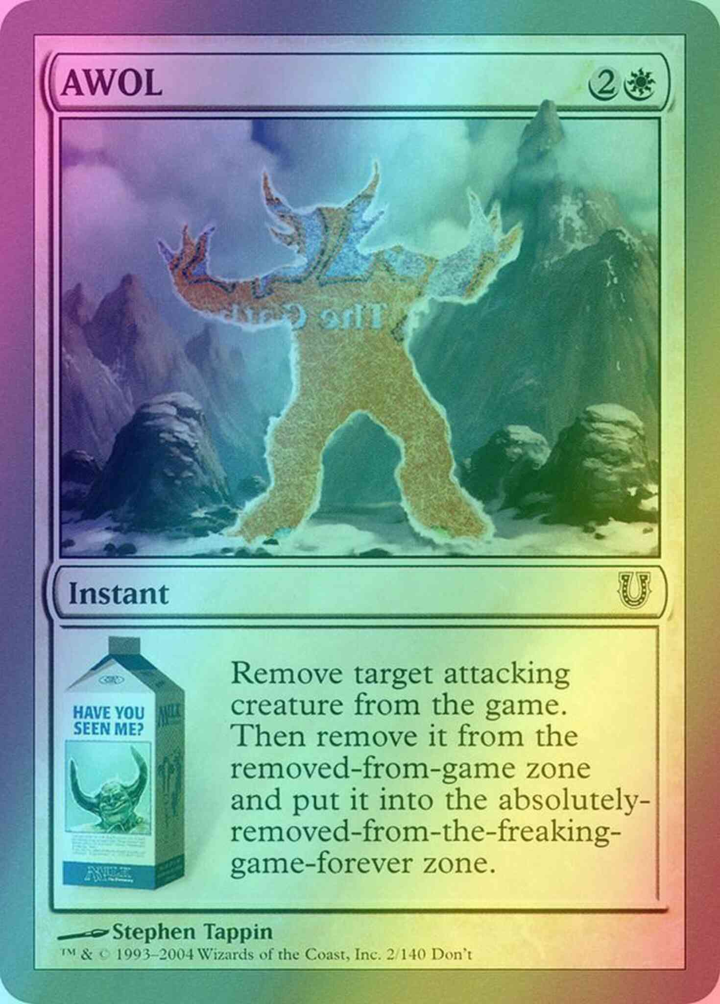AWOL [2] [Unhinged] [Foil]