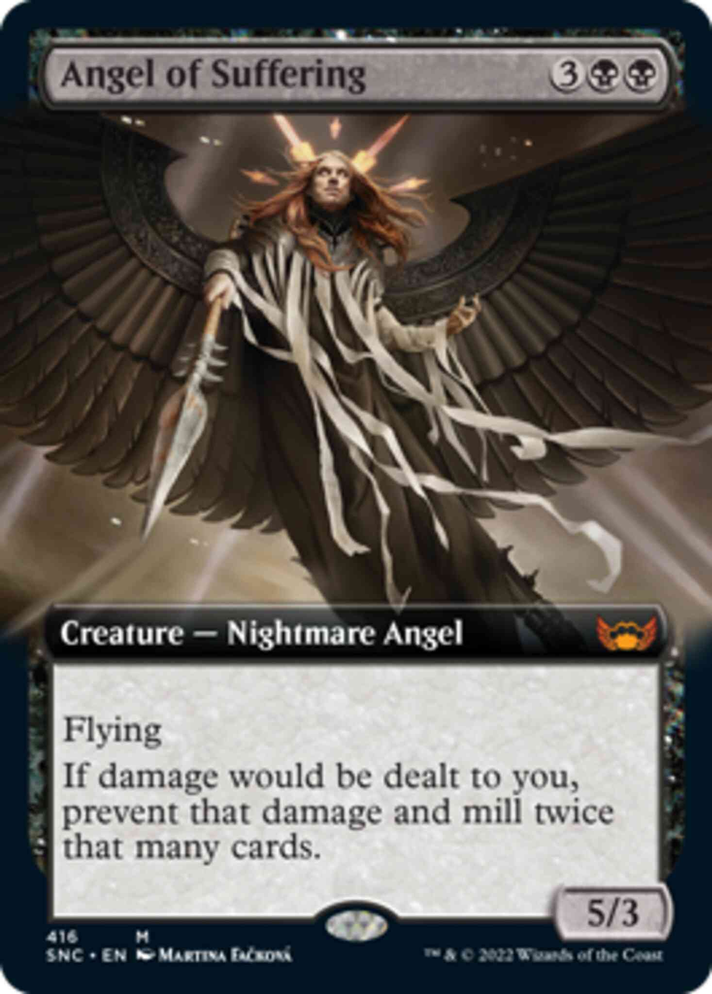 Angel of Suffering [416] [Extended Art] [Streets of New Capenna] [Non-Foil]