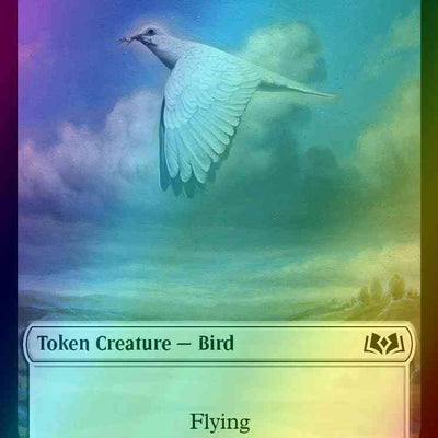 Bird Token (01) // Food Token (10) [Wilds of Eldraine: Tokens] [Foil]
