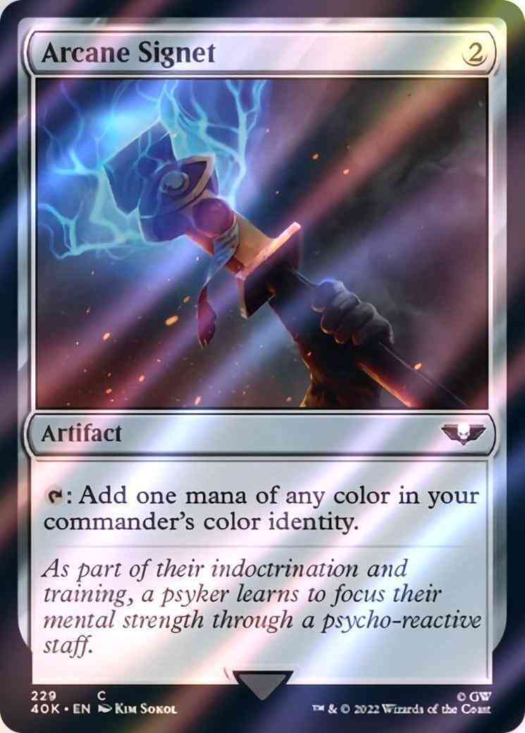 Arcane Signet [229] [Imperium] [Universes Beyond: Warhammer 40,000] [Surge Foil]