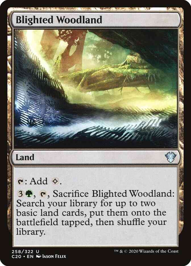 Blighted Woodland [258] [Commander 2020] [Non-Foil]