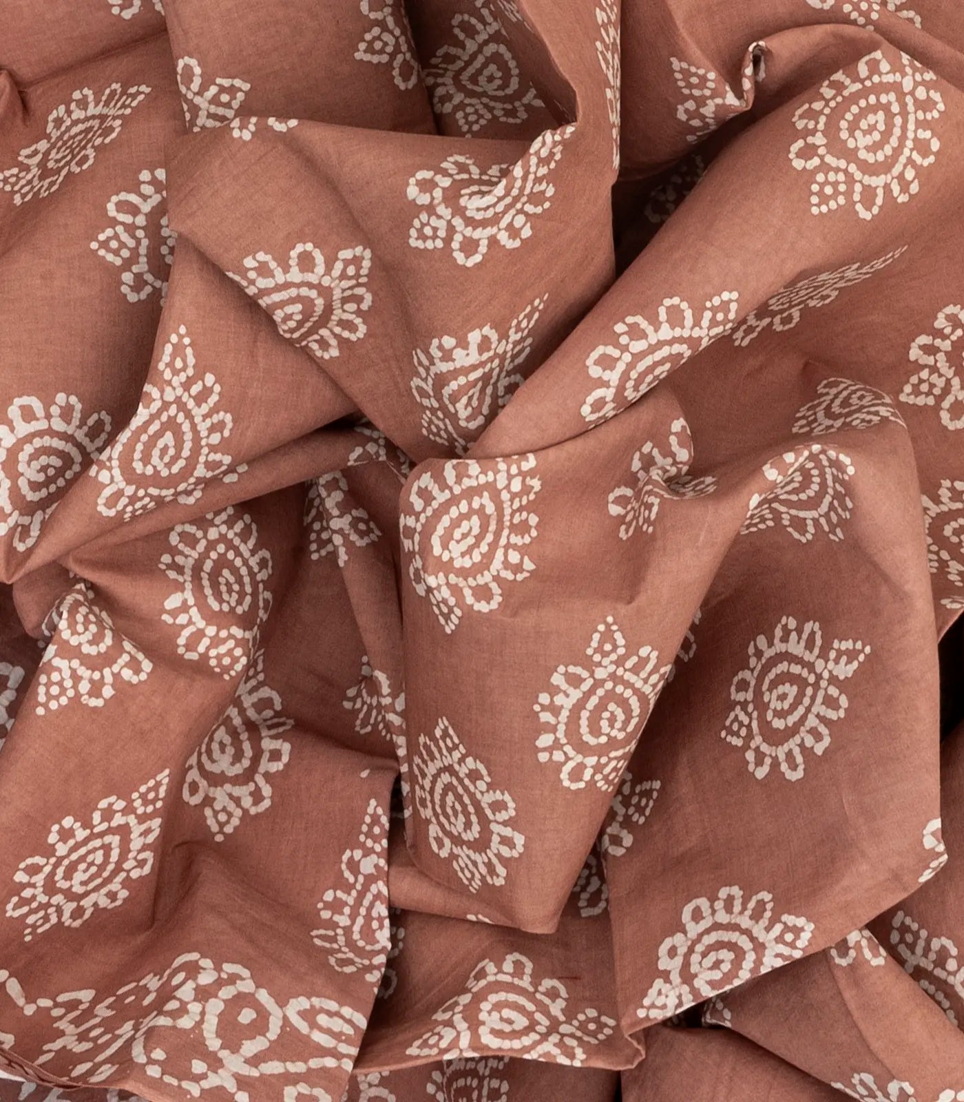 Dusty Pink Sungudi Cotton Saree With Tie & Dye Floral Motifs