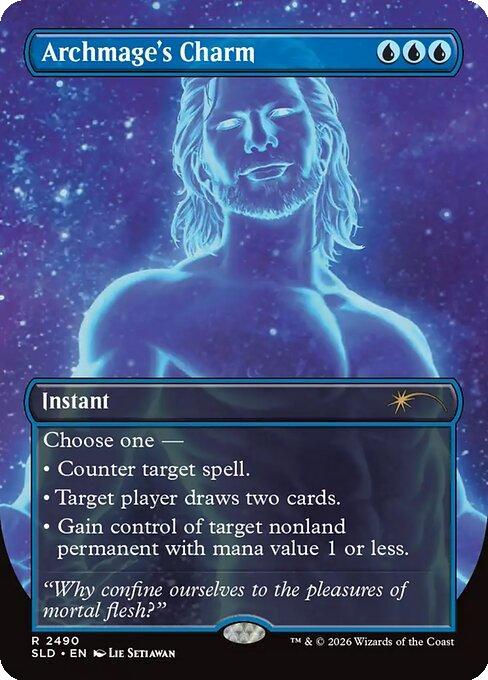 Archmage's Charm [2490] [Borderless] [D&D: Gale's Ambition] [Secret Lair Drop] [Non-Foil]
