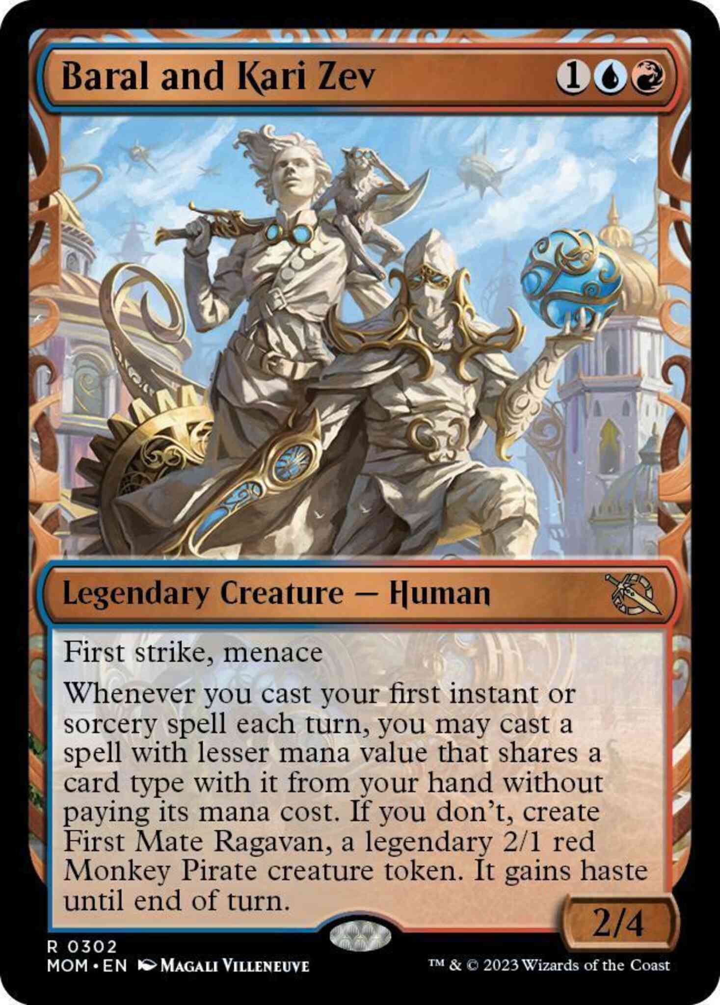 Baral and Kari Zev [302] [Planar Showcase] [March of the Machine] [Non-Foil]