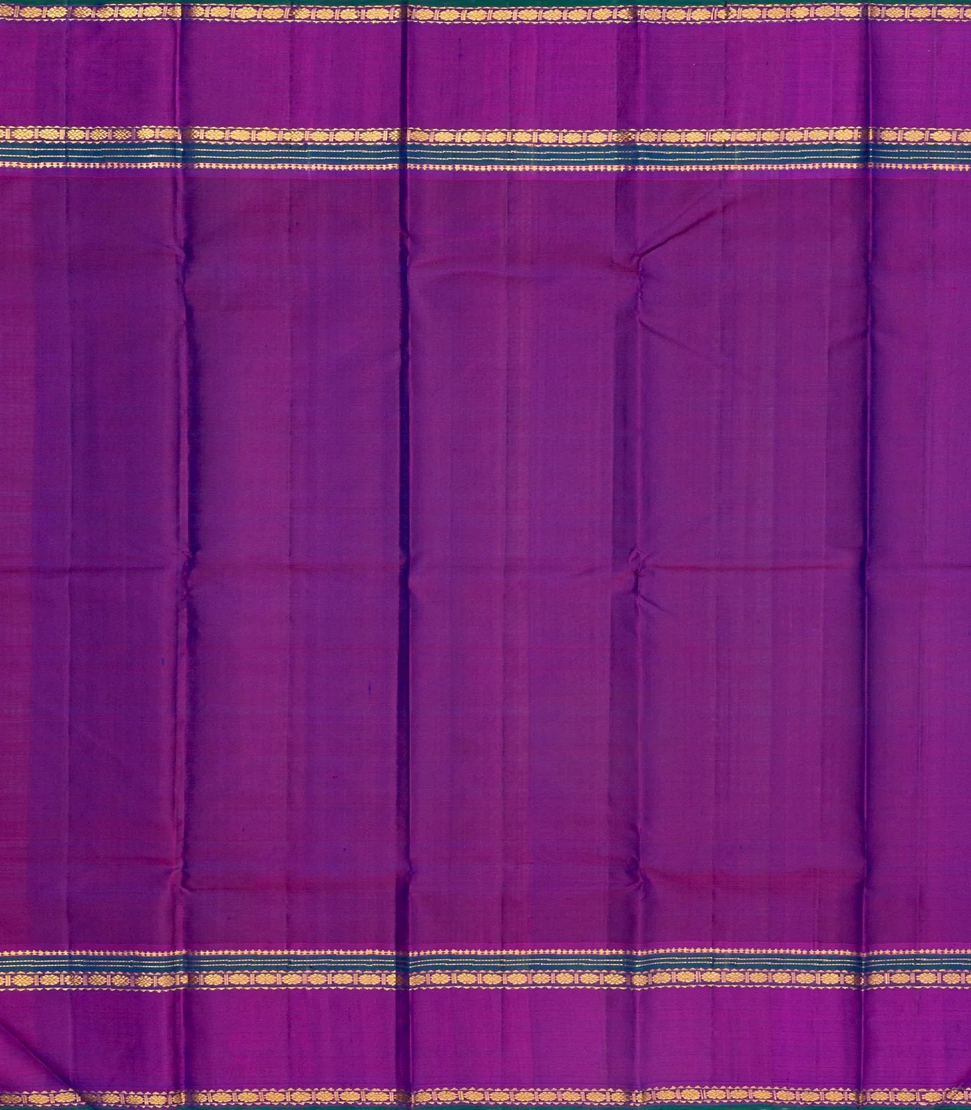 Sea Green Handloom Kanchipuram Silk Saree With Rain Drop Buttas