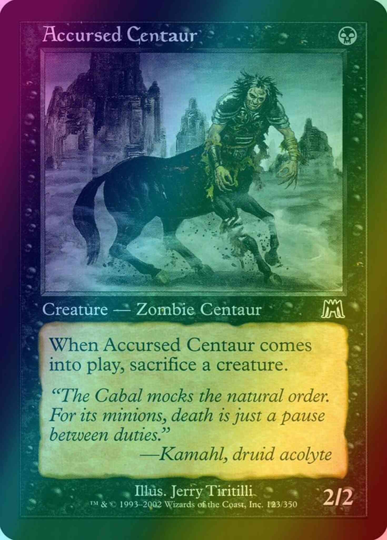 Accursed Centaur [123] [Onslaught] [Foil]