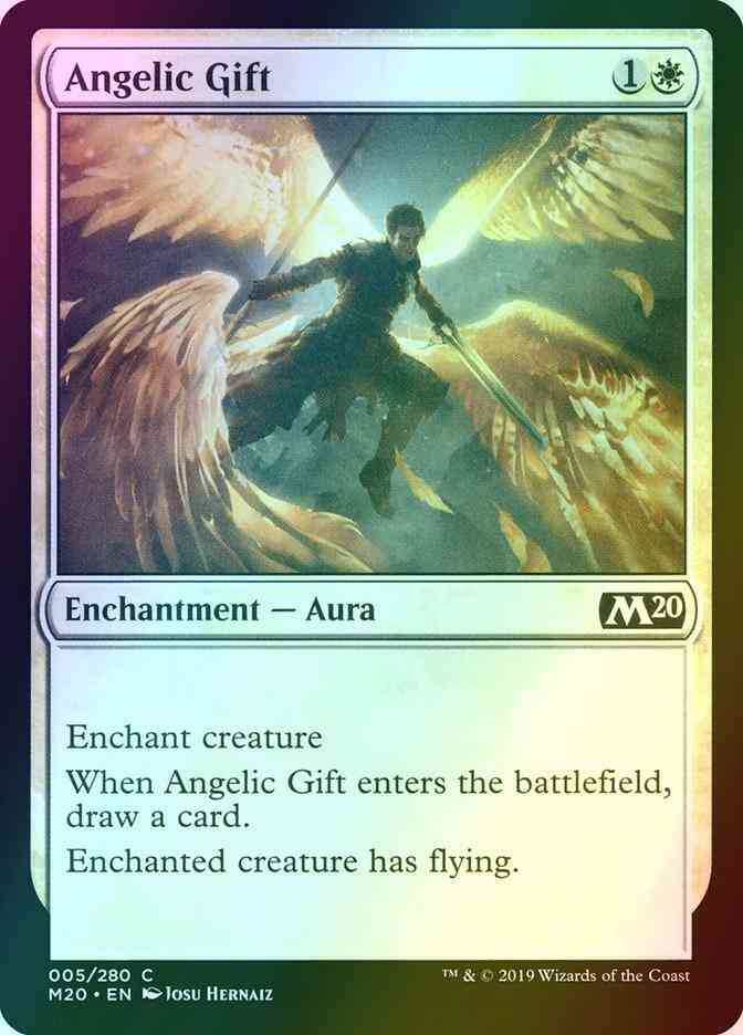 Angelic Gift [5] [Core Set 2020] [Foil]