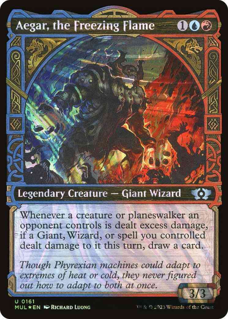Aegar, the Freezing Flame [161] [Planar Showcase] [Multiverse Legends] [Halo Foil]