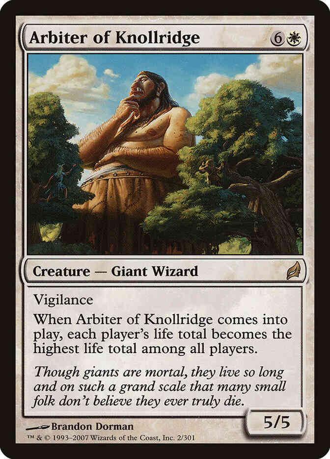 Arbiter of Knollridge [2] [Lorwyn] [Non-Foil]