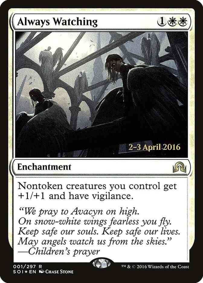 Always Watching [1s] [Shadows over Innistrad Promos] [Foil]