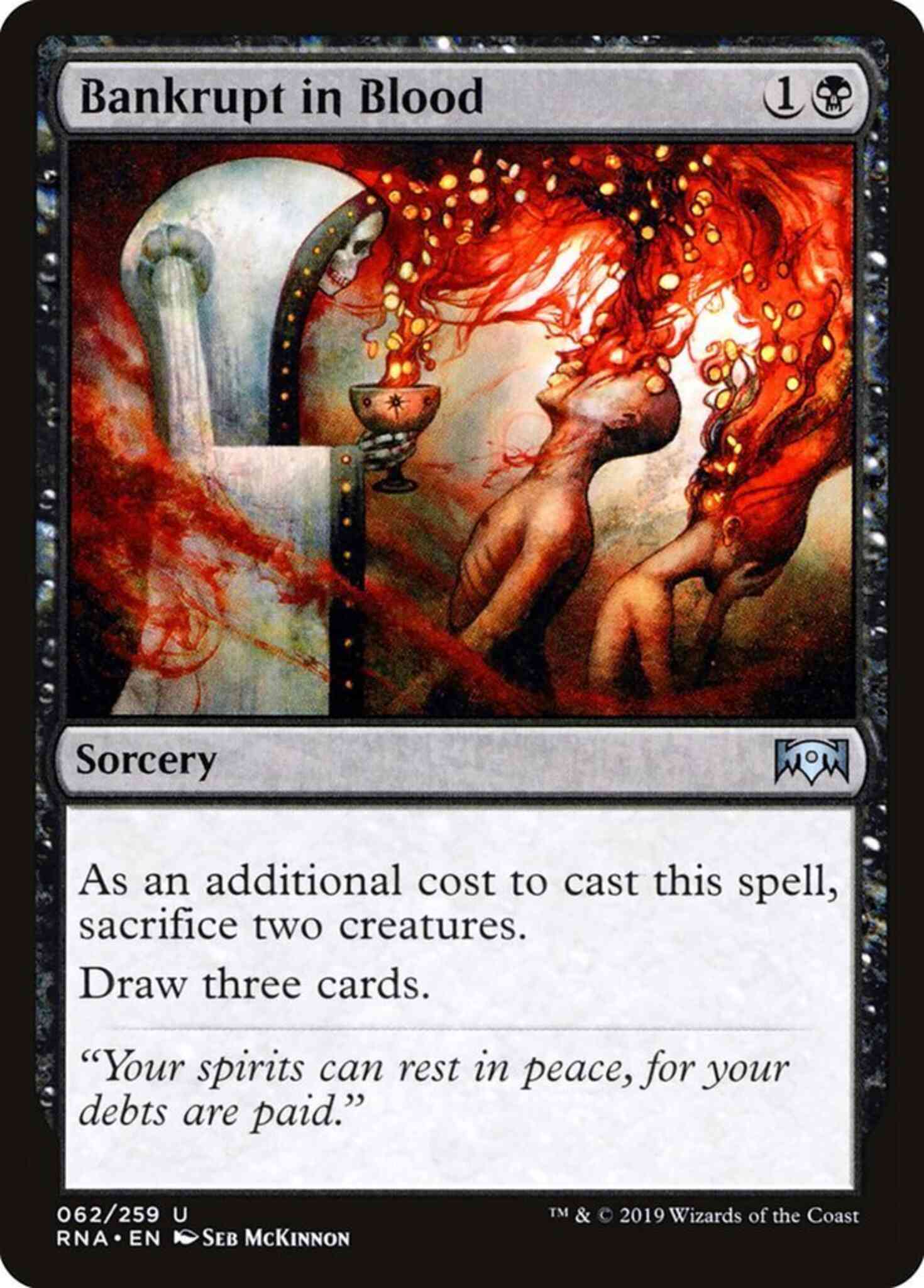 Bankrupt in Blood [62] [Ravnica Allegiance] [Non-Foil]