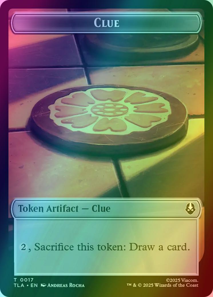 Ally Token (06) // Clue Token (17) [Avatar: The Last Airbender: Tokens] [Foil]