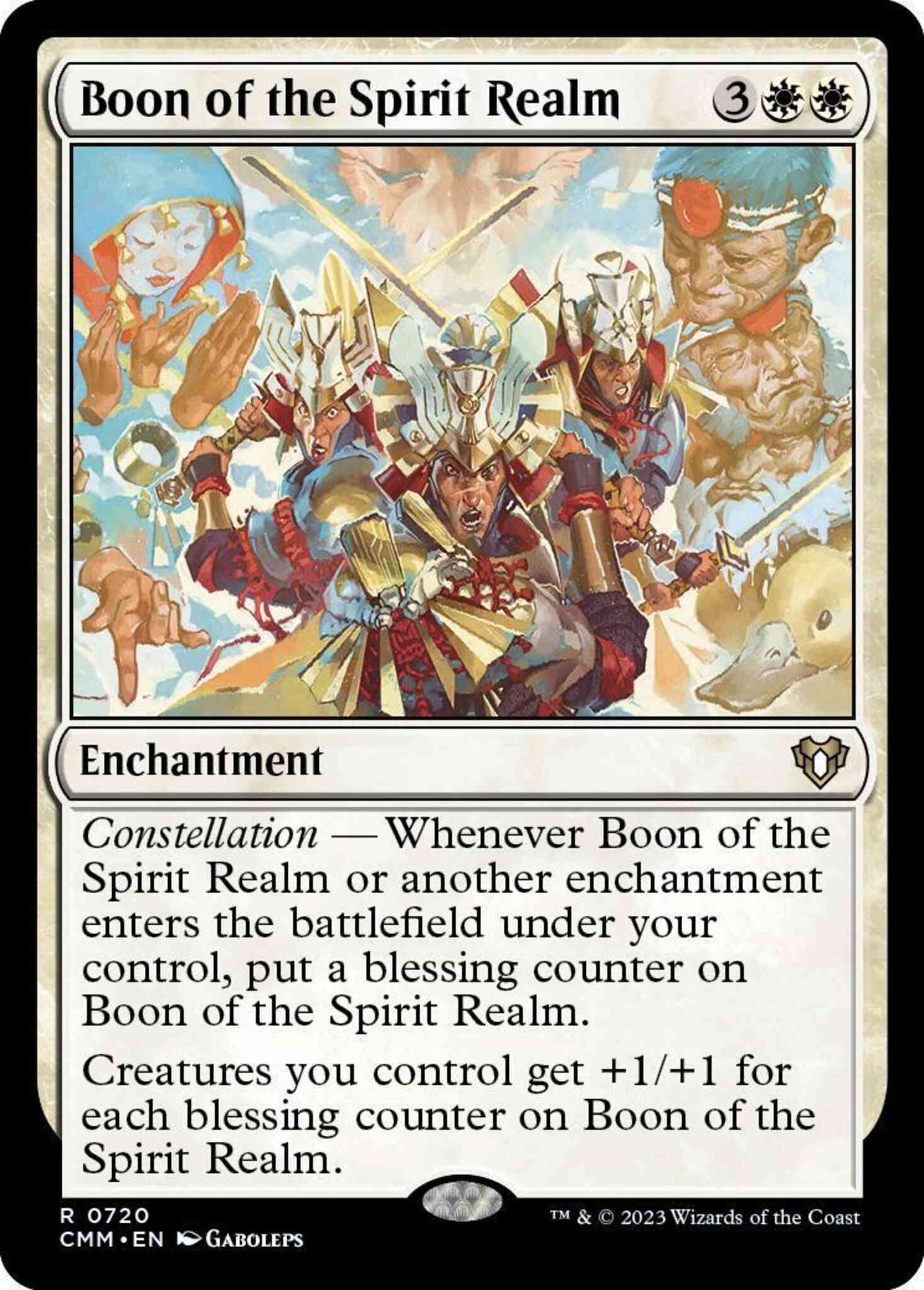 Boon of the Spirit Realm [720] [Commander Masters] [Non-Foil]
