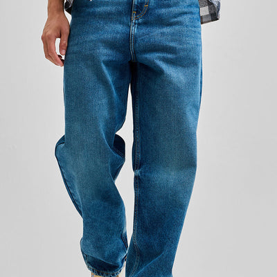 Blue Loose Fit Jeans