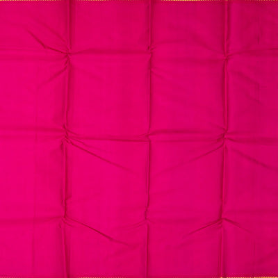 Bottle Green Handloom Kanchipuram Korvai Silk Saree With Mango Buttas