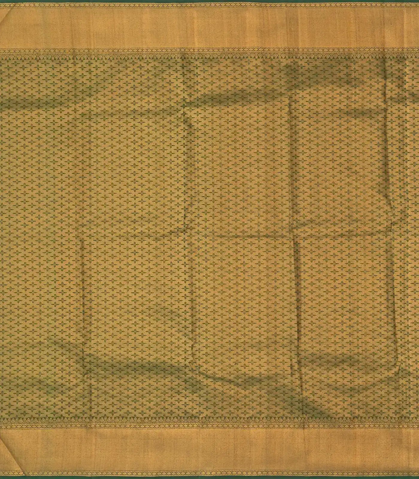 Pink Handloom Kanchipuram Silk Saree With Star Flower Motifs