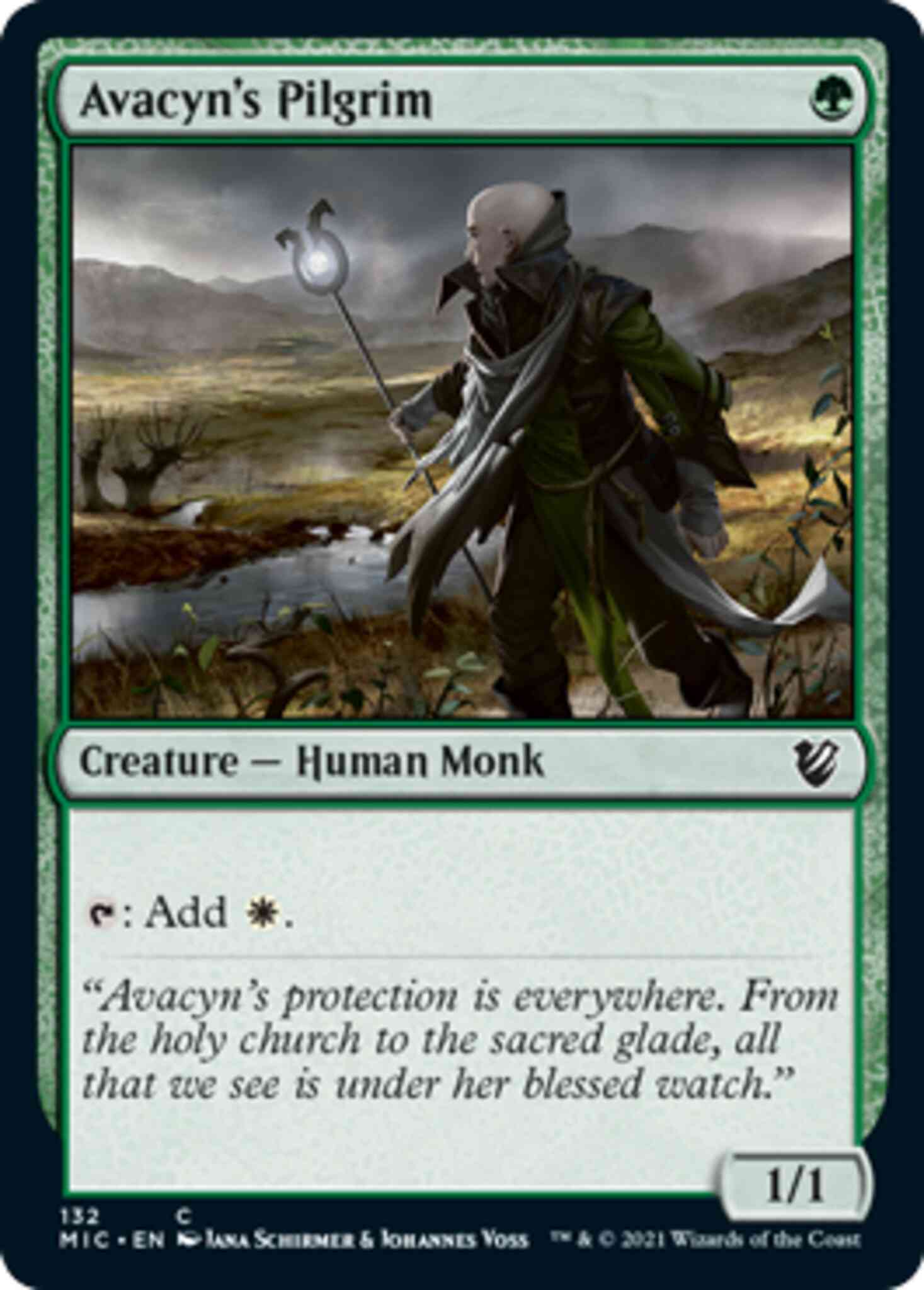 Avacyn's Pilgrim [132] [Innistrad: Midnight Hunt: Commander] [Non-Foil]