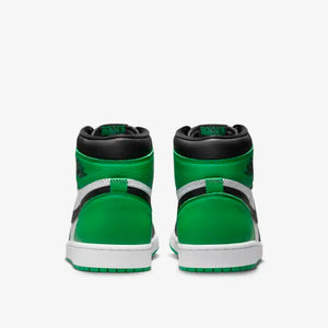 Air Jordan 1 High Black and Lucky Green