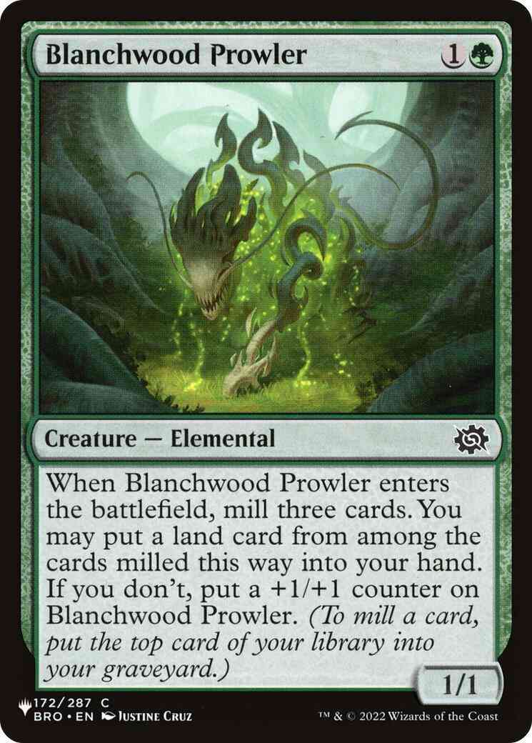 Blanchwood Prowler [BRO-172] [The List] [Non-Foil]