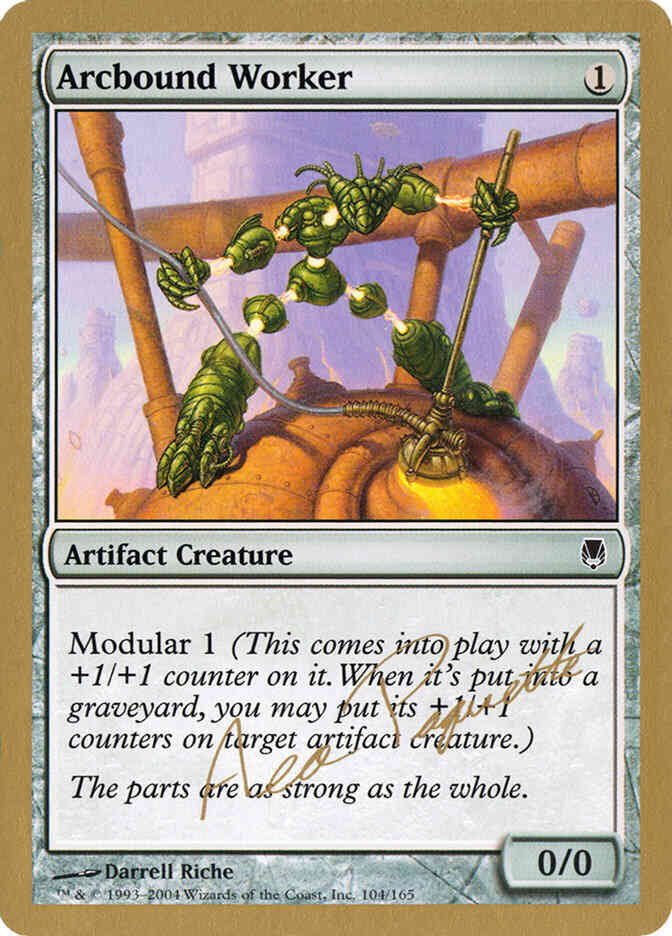 Arcbound Worker [ap104a] [World Championship Decks 2004] [Non-Foil]