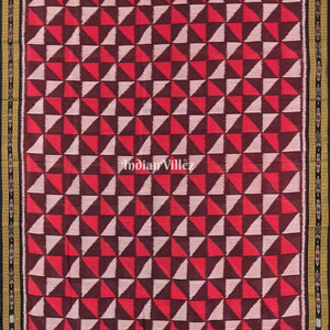 Multicolored  Odisha Handloom Khandua Silk Saree