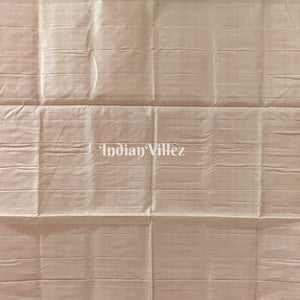 Bronze Pastel & Red Laxmi Pada & Lotus Motif Bomkai Saree