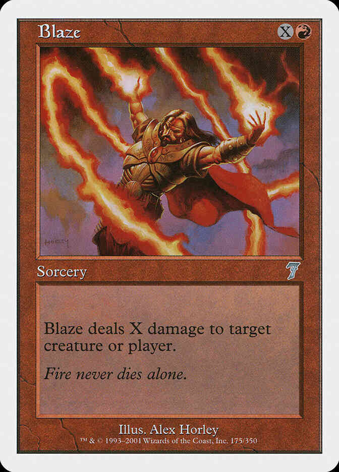Blaze [175] [Seventh Edition] [Non-Foil]