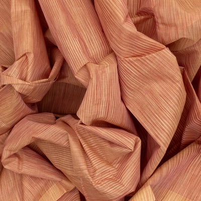 Dusty Pink Handloom Rasipuram Cotton Saree With Stripes
