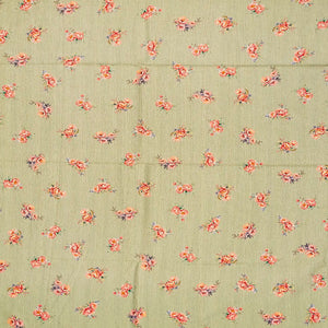 Light Green Handloom Tussar Silk Saree With Printed Crane Motifs-Light Green