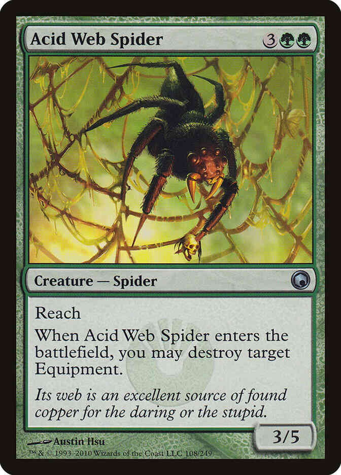 Acid Web Spider [108] [Scars Of Mirrodin] [Non-Foil]